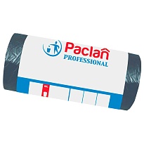 Мешки для мусора 60 л, черные, в рулоне 50 шт., ПНД, 6,2 мкм, 800х600 мм, PACLAN Professional, 604078 в зеленограде