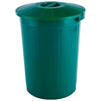 Мусорный бак с крышкой 60 л зеленый 60 зеленый в зеленограде