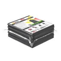 Мешки для мусора 160 л, серые, в пачке 10 шт., ПВД, 40 мкм, 900х1100 мм, i-Bag в зеленограде