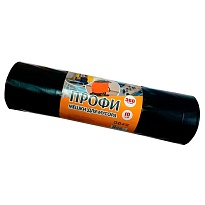 Мешки для мусора 360 л, черные, в рулоне 10 шт., ПВД 65 мкм, 1400х1100 мм, Концепция Быта Профи, 603736 в зеленограде Мешки для мусора 360 л, черные, в рулоне 10 шт., ПВД 65 мкм, 1400х1100 мм, Концепция Быта Профи, 603736 в зеленограде