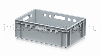 Ящик для мяса и колбасных изделий Е-2 серый в зеленограде Ящик для мяса и колбасных изделий Е-2 серый в зеленограде