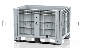 Контейнер iBox сплошной на полозьях с пробкой 2 дюйма серый в зеленограде Контейнер iBox сплошной на полозьях с пробкой 2 дюйма серый в зеленограде