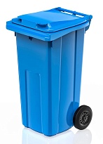 Мусорный контейнер 120 л голубой в зеленограде Мусорный контейнер 120 л голубой в зеленограде