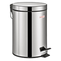 Ведро-контейнер для мусора (урна) с педалью LAIMA Classic, 3 л, со съемным внутренним ведром в зеленограде