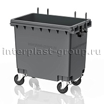 Мусорный контейнер 770 л серый без крышки 770 серый в зеленограде