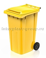 Контейнер для мусора 240 л желтый облегченный 240 желтый в зеленограде