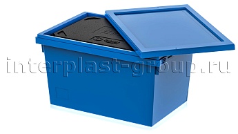 Изотермический контейнер KV 6432 в сборе с крышкой голубой в зеленограде Изотермический контейнер KV 6432 в сборе с крышкой голубой в зеленограде