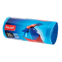 Мешки для мусора 35 л, с ушками, синие, в рулоне 30 шт., ПНД, 10,5 мкм, 640х500 мм, PACLAN Multitop, 600819 в зеленограде Мешки для мусора 35 л, с ушками, синие, в рулоне 30 шт., ПНД, 10,5 мкм, 640х500 мм, PACLAN Multitop, 600819 в зеленограде