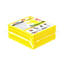 Мешки для мусора 160 л, желтые, в пачке 10 шт., ПВД, 40 мкм, 900х1100 мм, i-Bag в зеленограде