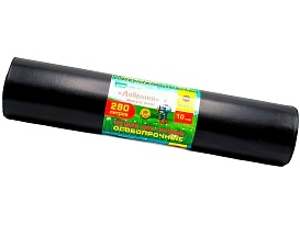 Мешки для мусора 280 л, ароматизированные, черные, в рулоне 10 шт., ПВД 110 мкм, 1400х930 мм, Добрыня, Dob28010black в зеленограде Мешки для мусора 280 л, ароматизированные, черные, в рулоне 10 шт., ПВД 110 мкм, 1400х930 мм, Добрыня, Dob28010black в зеленограде