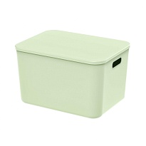 Ящик пластиковый вкладываемый светло-зеленый 410х305х245 мм в зеленограде Ящик пластиковый вкладываемый светло-зеленый 410х305х245 мм в зеленограде