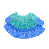 Бахилы бирюзово-синие 1000 шт (500 пар), 64 мкм, двойная подошва, двойная резинка, Особопрочные+ в зеленограде