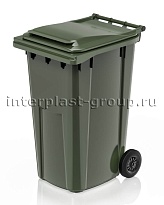 Контейнер для мусора 240 л зеленый облегченный 240 зеленый в зеленограде Контейнер для мусора 240 л зеленый облегченный 240 зеленый в зеленограде