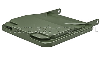 Комплект крышки для контейнера 120 л. зеленая  зеленый в зеленограде